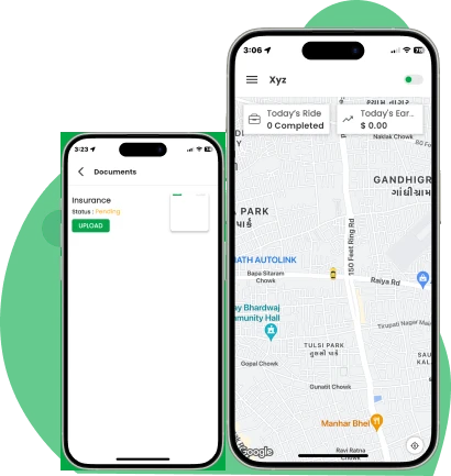 Driver app features image
