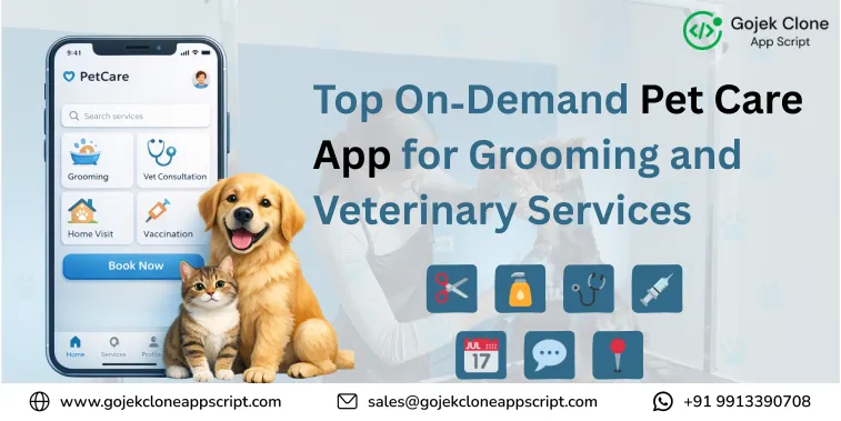 Top On-Demand Pet Care App for Grooming and Veterinary Services big image